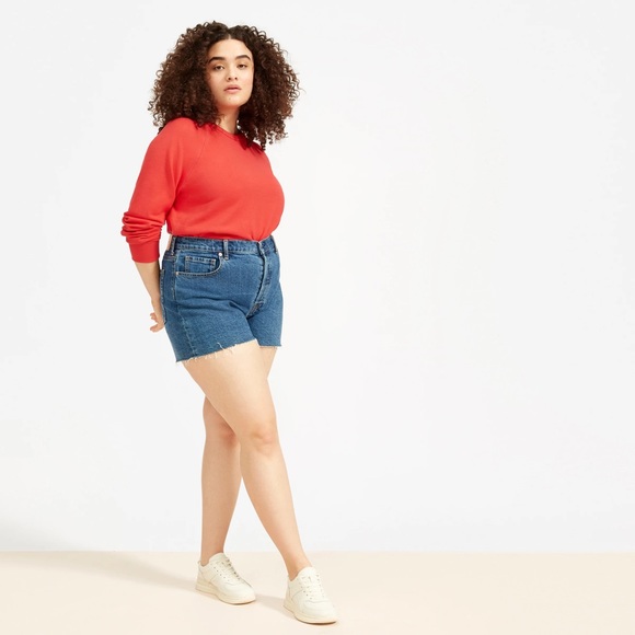 Everlane Cheeky Denim Shorts - Picture 2 of 7